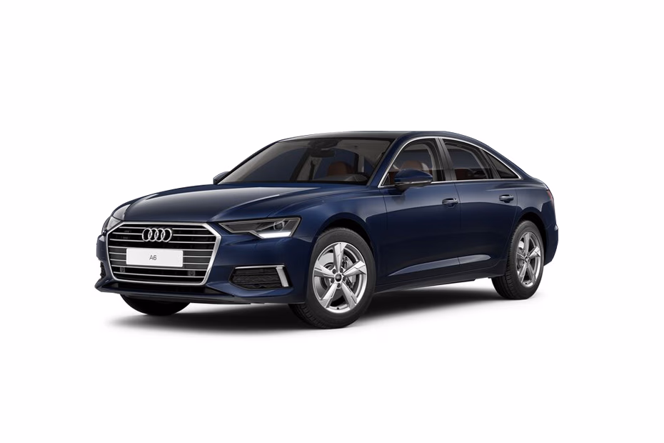 Audi A6 in Firmament Blue Metallic